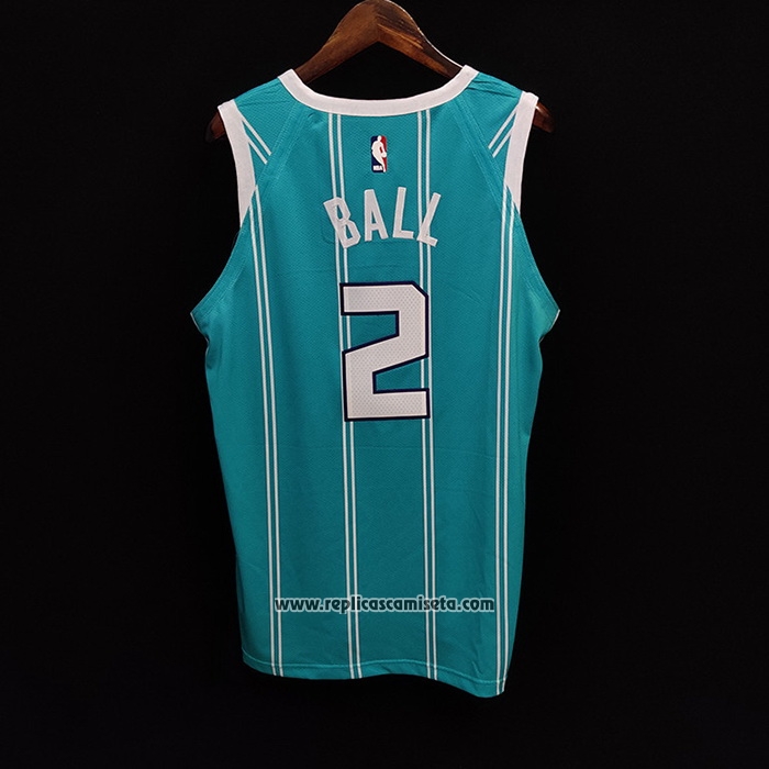 Camiseta Charlotte Hornets LaMelo Ball #2 Icon Autentico 2020-21 Verde